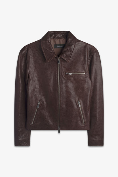 GRAIN BLOUSON JACKET (BORDEAUX)