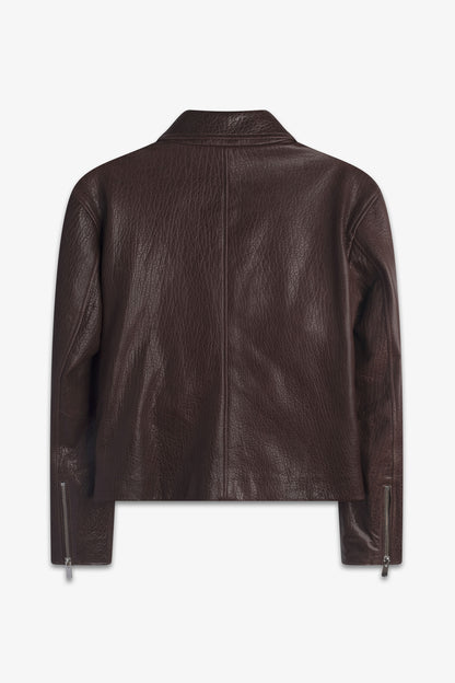 GRAIN BLOUSON JACKET (BORDEAUX)