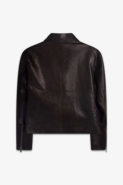 GRAIN BLOUSON JACKET (ESPRESSO)