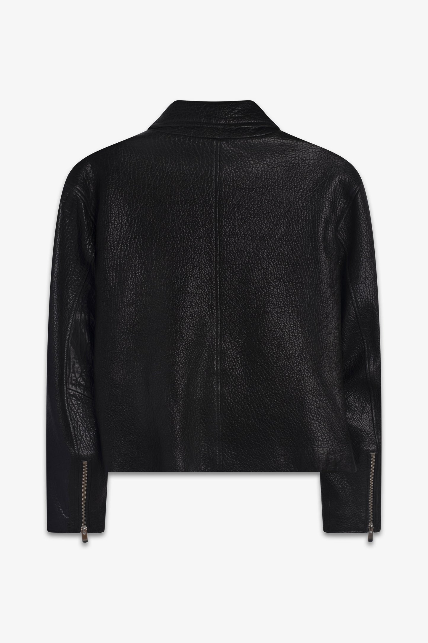 GRAIN BLOUSON JACKET (BLACK)