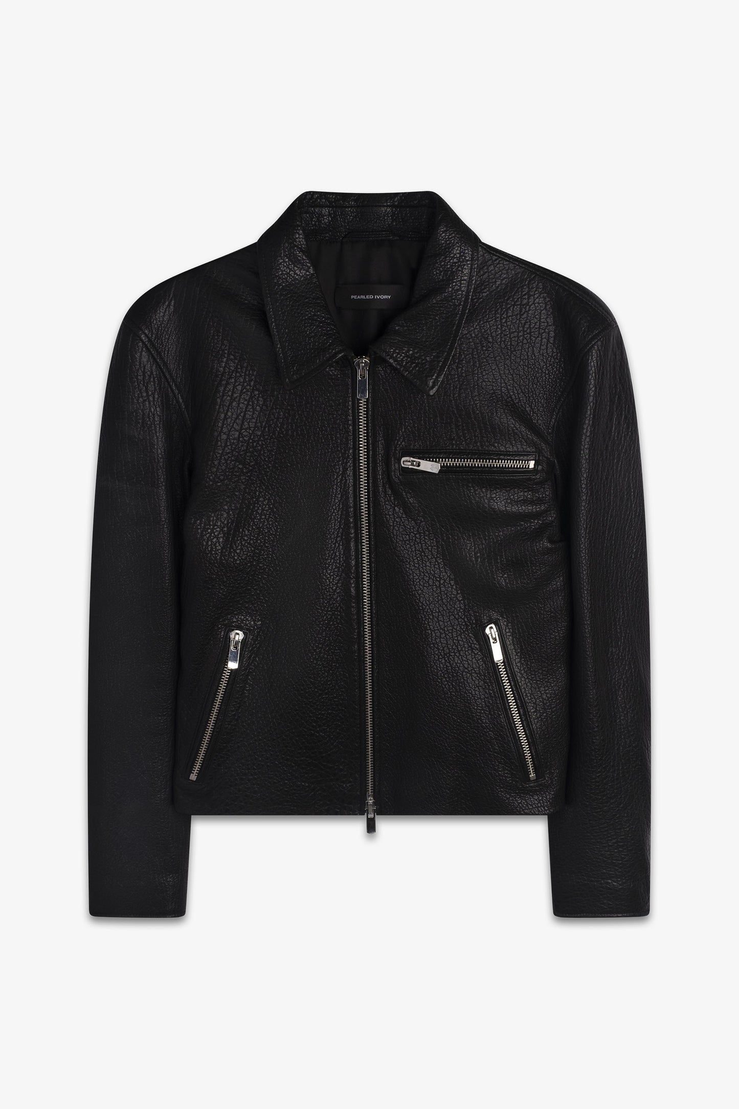 GRAIN BLOUSON JACKET (BLACK)