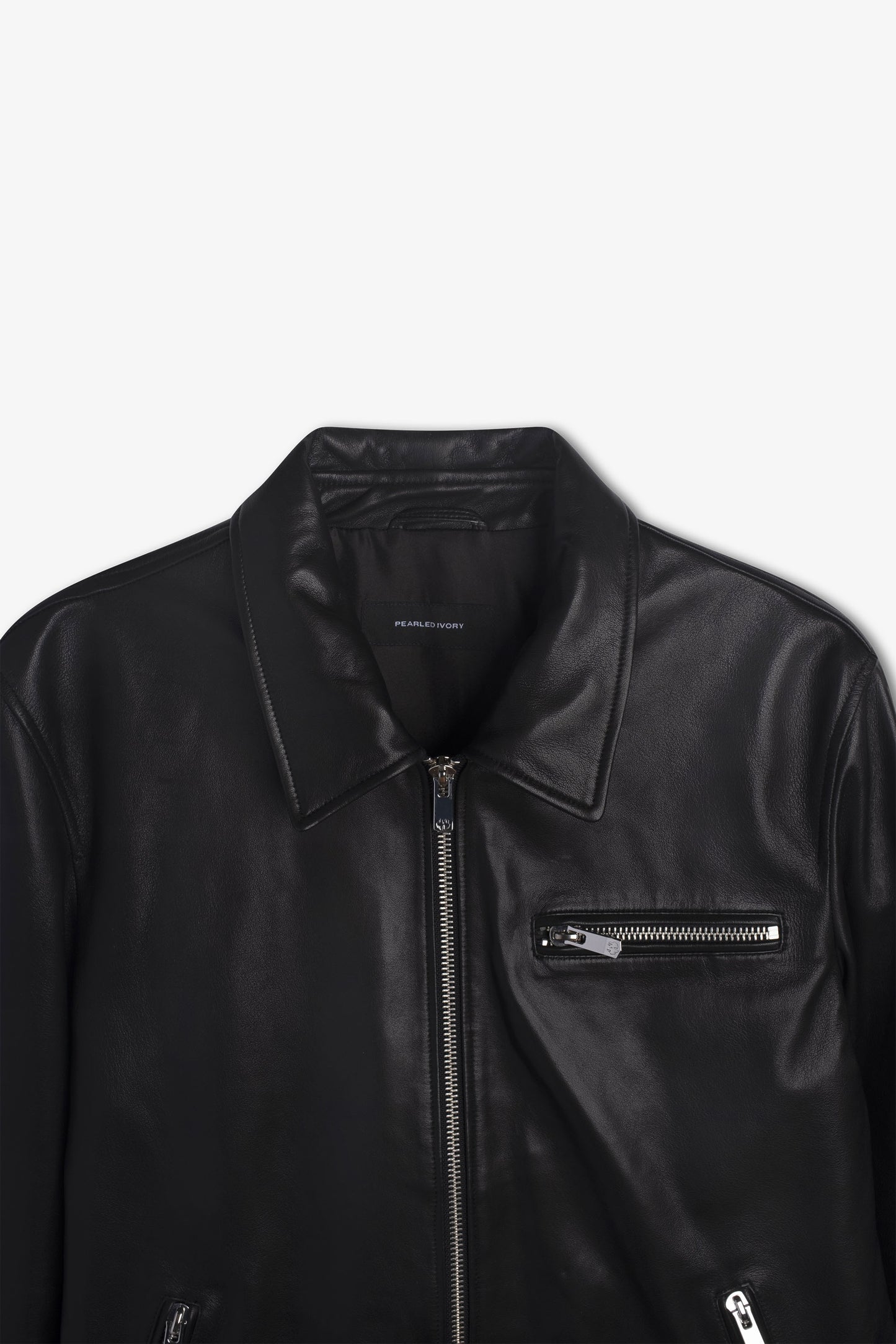 LEATHER BLOUSON JACKET - SMOOTH